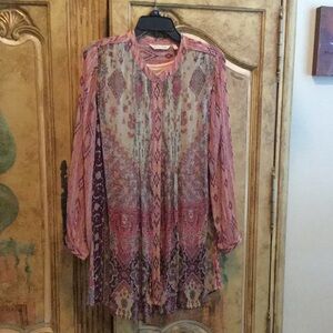 NWOT Soft Surroundings Southwestern Print Tunic
